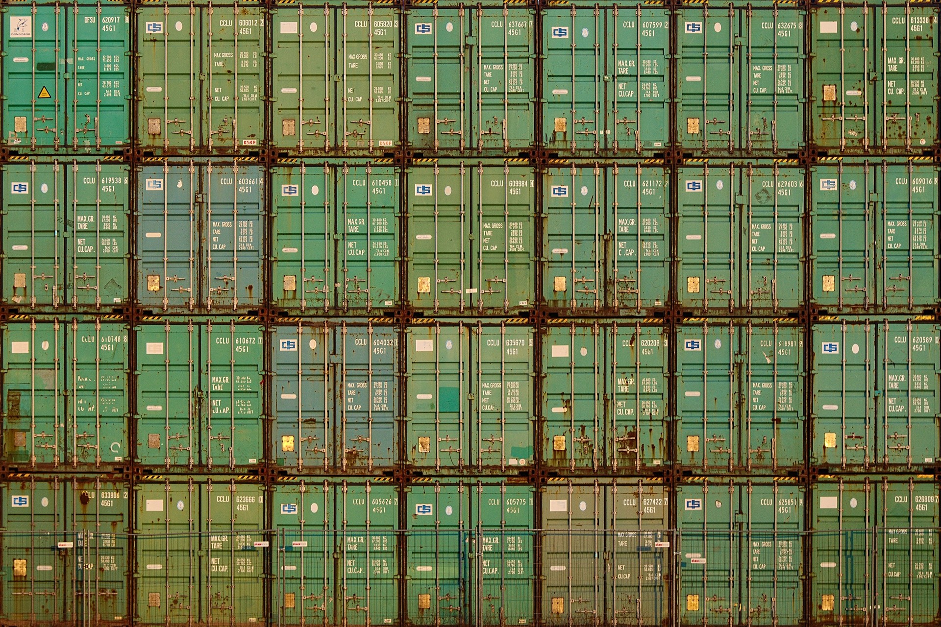 Grüne Container